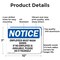 Signmission Employees Must Wash Hands If No Employee, 10 in W x Rectangle, Aluminum OS-2PACK-NS-A-710-L-11973 - alternate 8